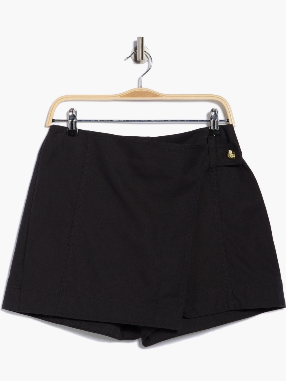 NWT Derek Lam 10 Crosby Emanuelle Twill Skort Black size 10